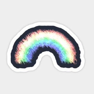 Pastel Scribble Rainbow Sticker